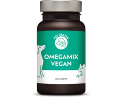 Pet Health - Omegamix green® - 60 capsules - Omega-3 algenolie EPA en DHA - Voor Kat & Hond