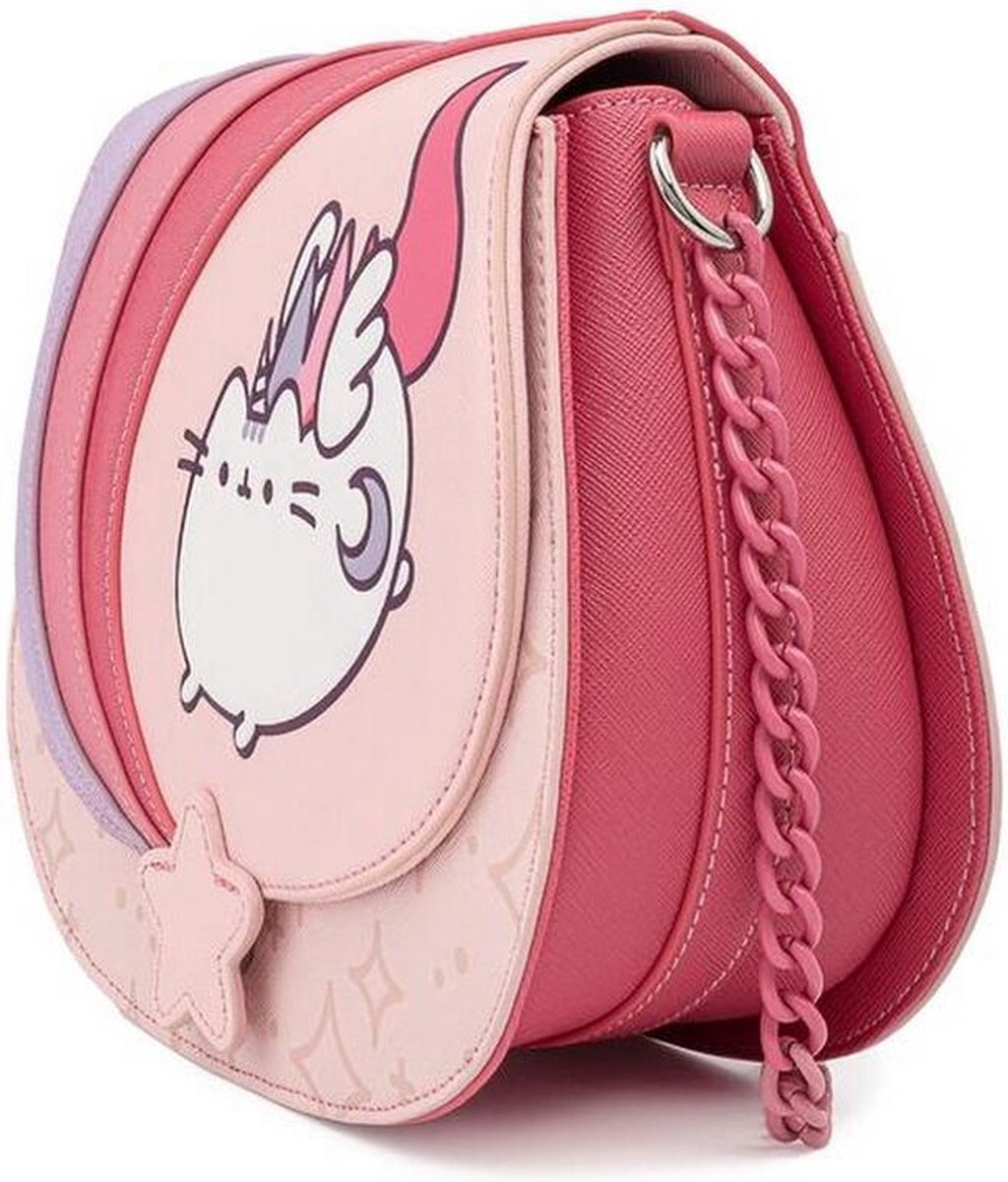 LoungeFly PUSHEEN UNICORN OMBRE CHAIN STRAP CROSS BODY BAG