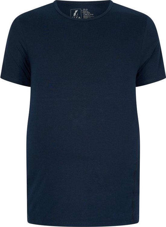 Alca ronde hals T-Shirt Ronde Hals Usa donkerblauw 8XL | Grote maten |Buikmaat 169 -174 cm buikomvang | XXXXXXXXL