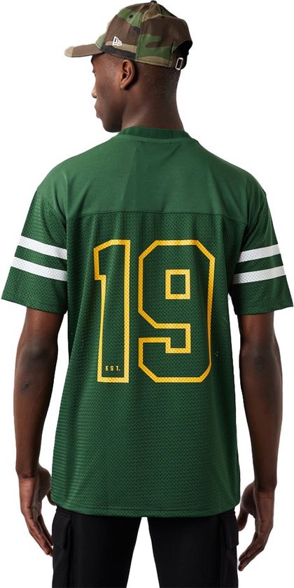 New era Green Bay Packers NFL Script Mesh Short Sleeve T-Shirt Green