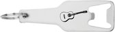 Akyol - gitaar flesopener - Gitaar - beste gitaar speler - cadeau - muziek sleutelhanger - gegrafeerde sleutelhanger - gepersonaliseerd - sleutelhanger met naam - 105 x 25mm