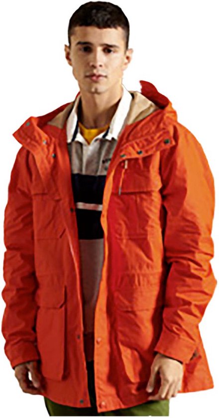 SUPERDRY Mountain Jasje Heren - Bold Orange - L