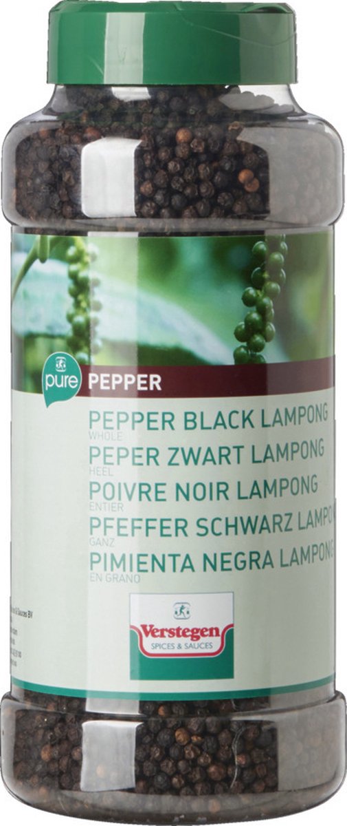 Goedkoopste Verstegen Zwarte peperkorrels lampong, bus 580 gr