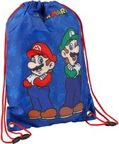 Rugtas met Koordjes Super Mario & Luigi Blauw (40 x 29 cm)