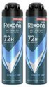 Rexona Men Dry Cobalt - 2 x 150 ml - Deodorant Spray