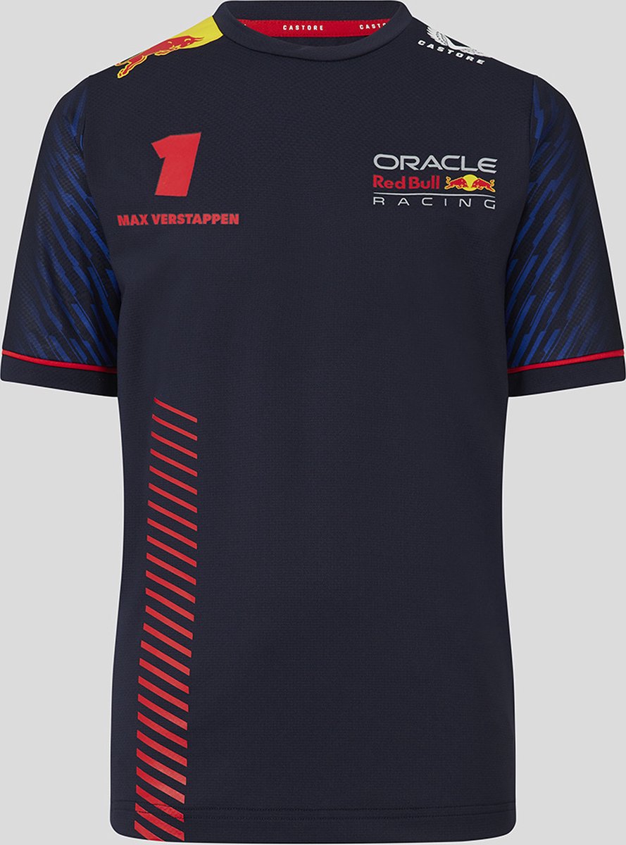 Max Verstappen Teamline Driver Kids T-shirt 2023 L (152-158) - Red Bull Racing