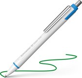 stylo bille Schneider Slider Xite XB 1,4mm blanc-vert S-133204