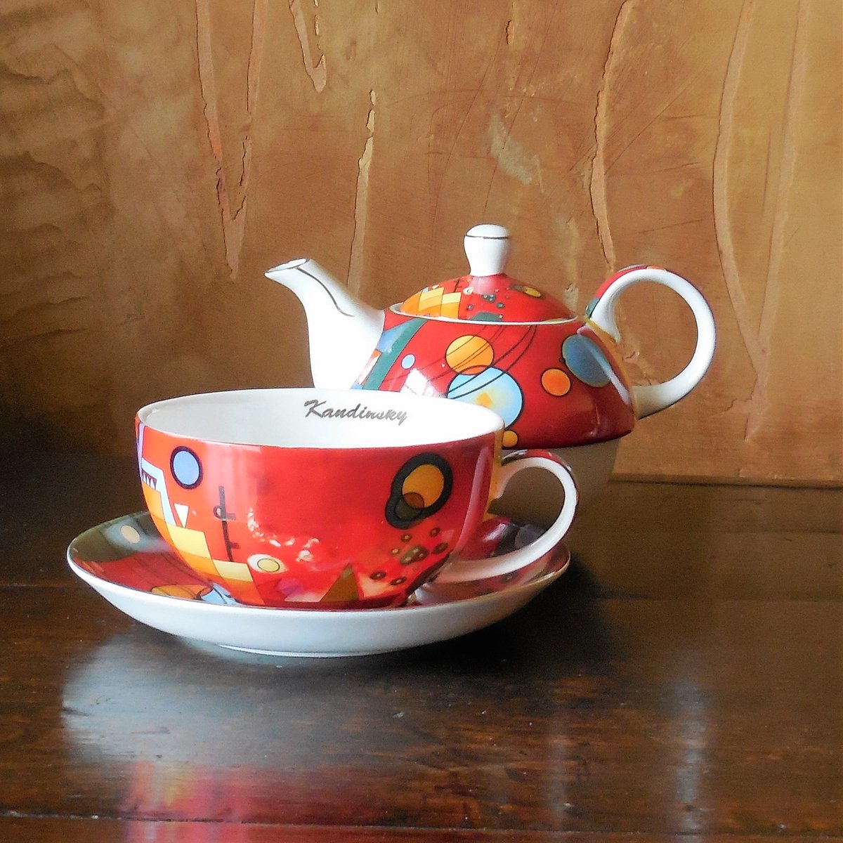 Théière Tea for One avec tasse et soucoupe