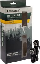 LEDWISE Led hoofdlamp SP ECOKIT 6W XPG3 compleet met batterijen en opladers