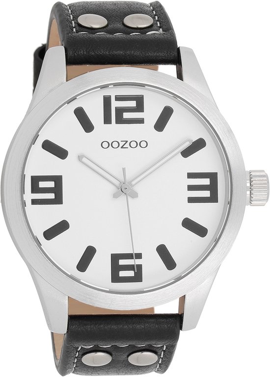 OOZOO Timepieces C1053 - Montre - Noir / Blanc - 46 mm