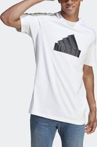 adidas Sportswear Future Icons Badge of Sport T-shirt - Heren - Wit- L