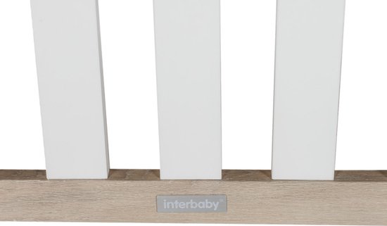 Interbaby Box Met Lade Lancaster Wit/ Visgraatmotief