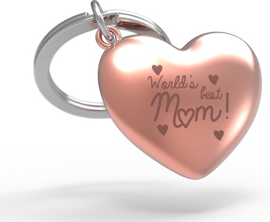 Metalmorphose sleutelhanger Worlds best Mom