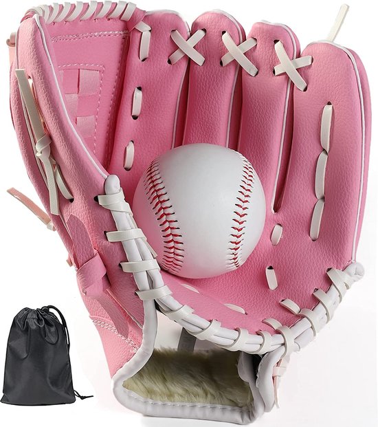 Gants de baseball - gants de softball avec une balle, gant de jeu  d'entraînement de... | bol