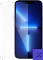 Screenprotector Iphone 13 mini – Tempered Glass - Beschermglas - 3x