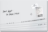 Sigel glasmagneetbord - Artverum - 60x40cm - wit - little birds - SI-GL284