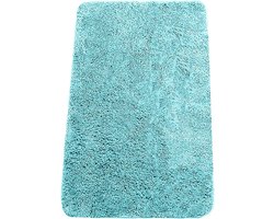 Badmat 50x80cm Rechthoek Turquoise - Brandseller