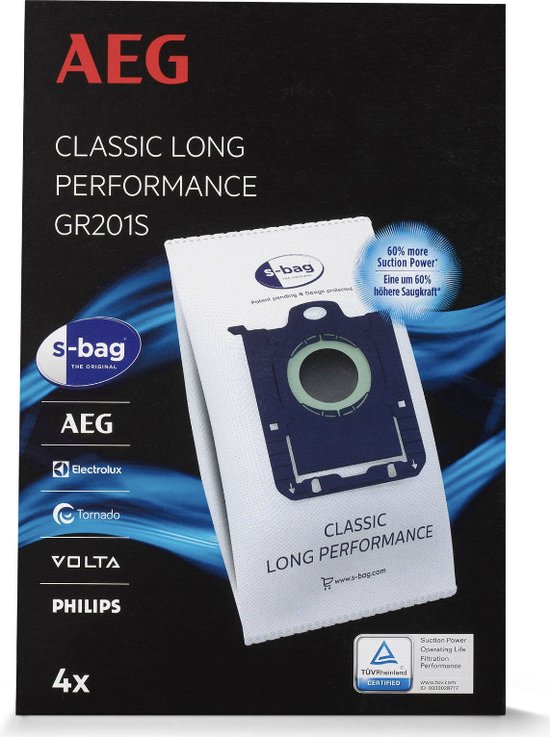 Bestrooi hoofdzakelijk mat Philips S-bag FC8021/03 - Stofzuigerzakken - 4 stuks | bol.com