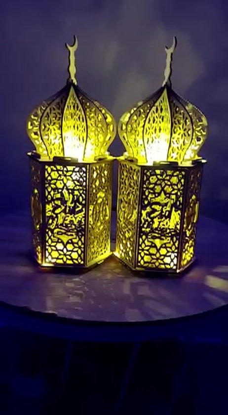 Eid Ramadan Lumière de Fée Décoratif,SL.GT Ramadan Mubarak Lampe