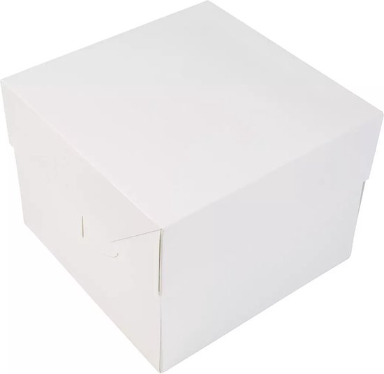 Bestel Transparante taartdoos ZWART 30 cm doorsnede 35 cm hoog voor slechts € 7,75