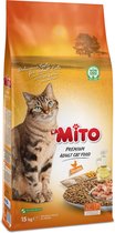 Mito Economic - Kattenvoer - Kattenbrokken - Droogvoer - 15 kg