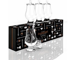 The Glencairn - Whisky tasting set met glazen pipet en 4 Glencairn whiskyglazen en 4 tasting cups(deksels) Image