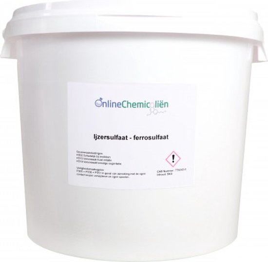 Ijzersulfaat tegen mos anti mos 5kg groen gazon