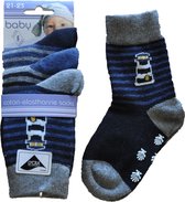 Chaussettes Bébé /enfant bleu marine ABS antidérapantes - 21/23 - garçons - 90% coton - sans couture - 12 PAIRES - chaussettes chaussettes