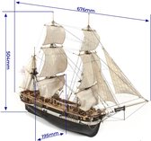 Occre - HMS Terror - Navire Historique - Modélisme en bois - Echelle 75