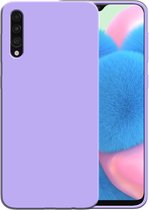 Coque en Siliconen Smartphonica pour Samsung Galaxy A30s / A50 / A50s Coque avec intérieur souple - Violet / Coque arrière