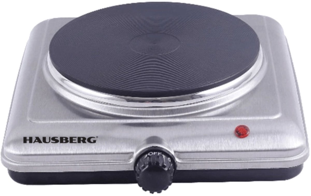 Hausberg Enkele Kookplaat HB-544, 1 brander, 1500W