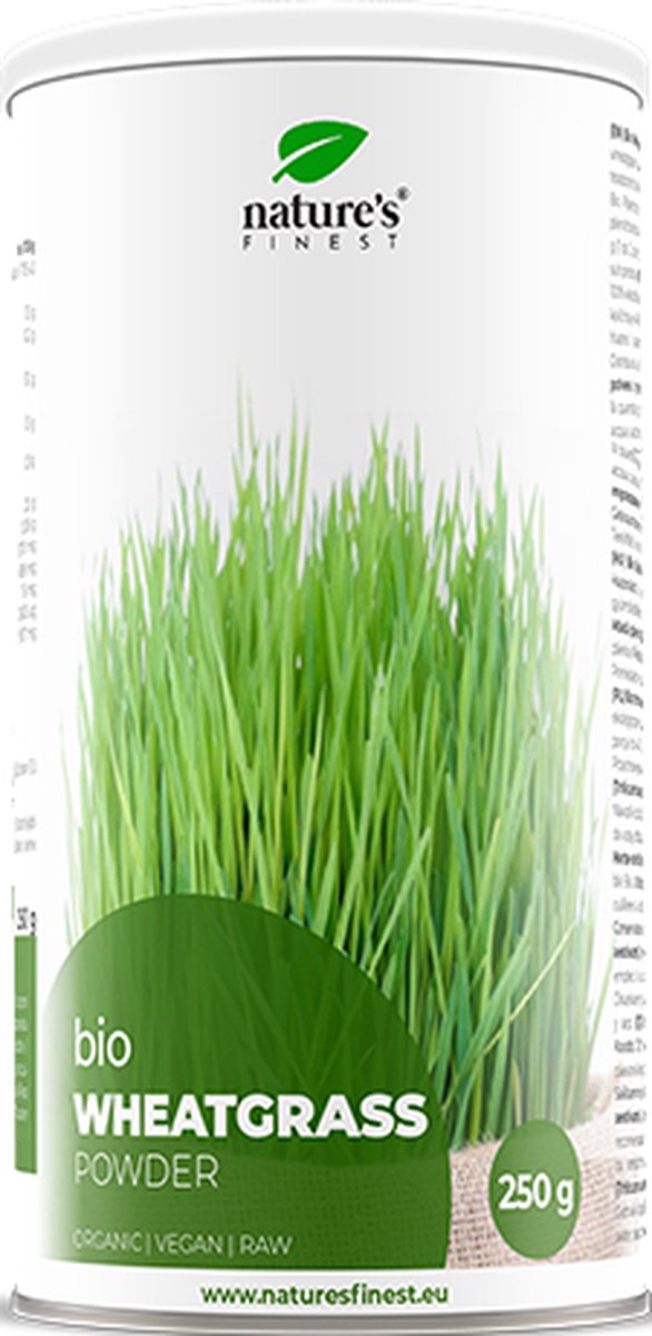 Goedkoopste Nature's Finest Tarwegraspoeder Bio | Natuurlijke bron van vitaminen en mineralen, 100 biologisch