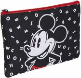 Disney Make-uptasje Mickey Mouse 21 Cm Polyester Zwart/rood
