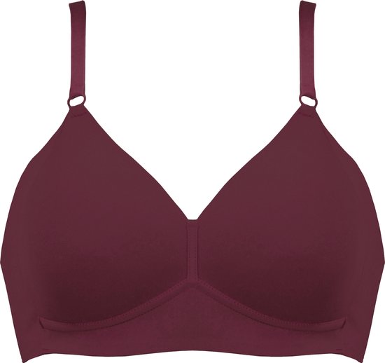 Naturana t-shirt Side smoother bh 80C - Burgundy