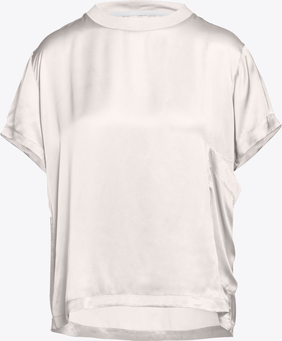 T-Shirt Beaumont Vintage Satin Off White 40