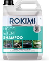 Rokimi - Sprayhood & Tent Shampoo - 5L - Tentdoekreiniger - Voor Bootkap, Tent, Cabriodak, Zonwering - Tentonderhoud - Bootonderhoud - Schoonmaakmiddel