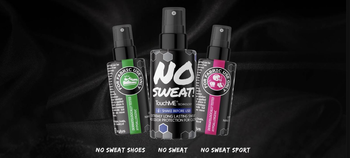 NO SWEAT! + NO SWEAT SHOES! + NO SWEAT SPORT! by TouchME® - 3x50ml