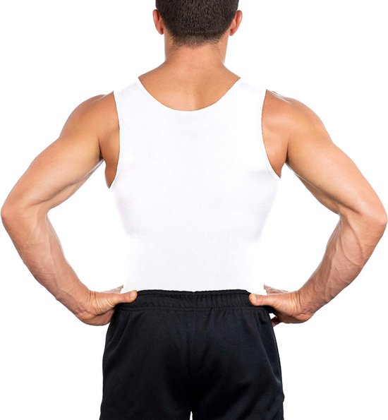 T-shirt Gainant Homme - Compression Ventre Et Poitrine - Shapewear Minceur Style Corset - 3