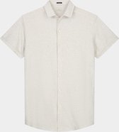 Dstrezzed - Short Sleeve Overhemd Ecru - Heren - Maat XL - Slim-fit