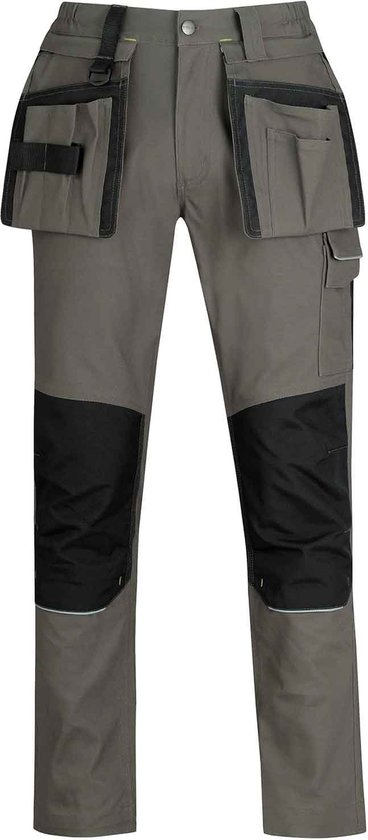STØRVIK Tim Stretch Work Pantalon Homme & Femme - 97% Katoen - Taille 2XL - Vert olive