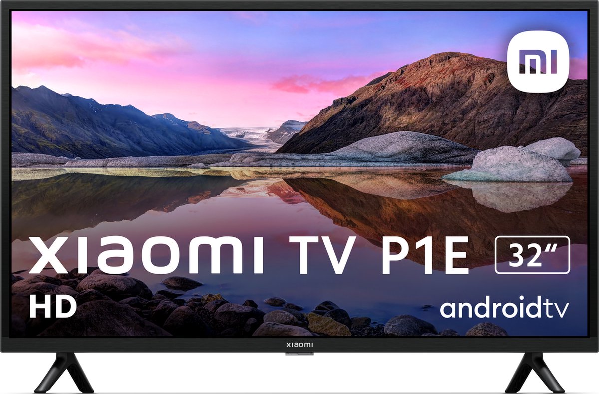 Xiaomi P1E 32" 813 cm (32") HD Smart TV Wifi Zwart