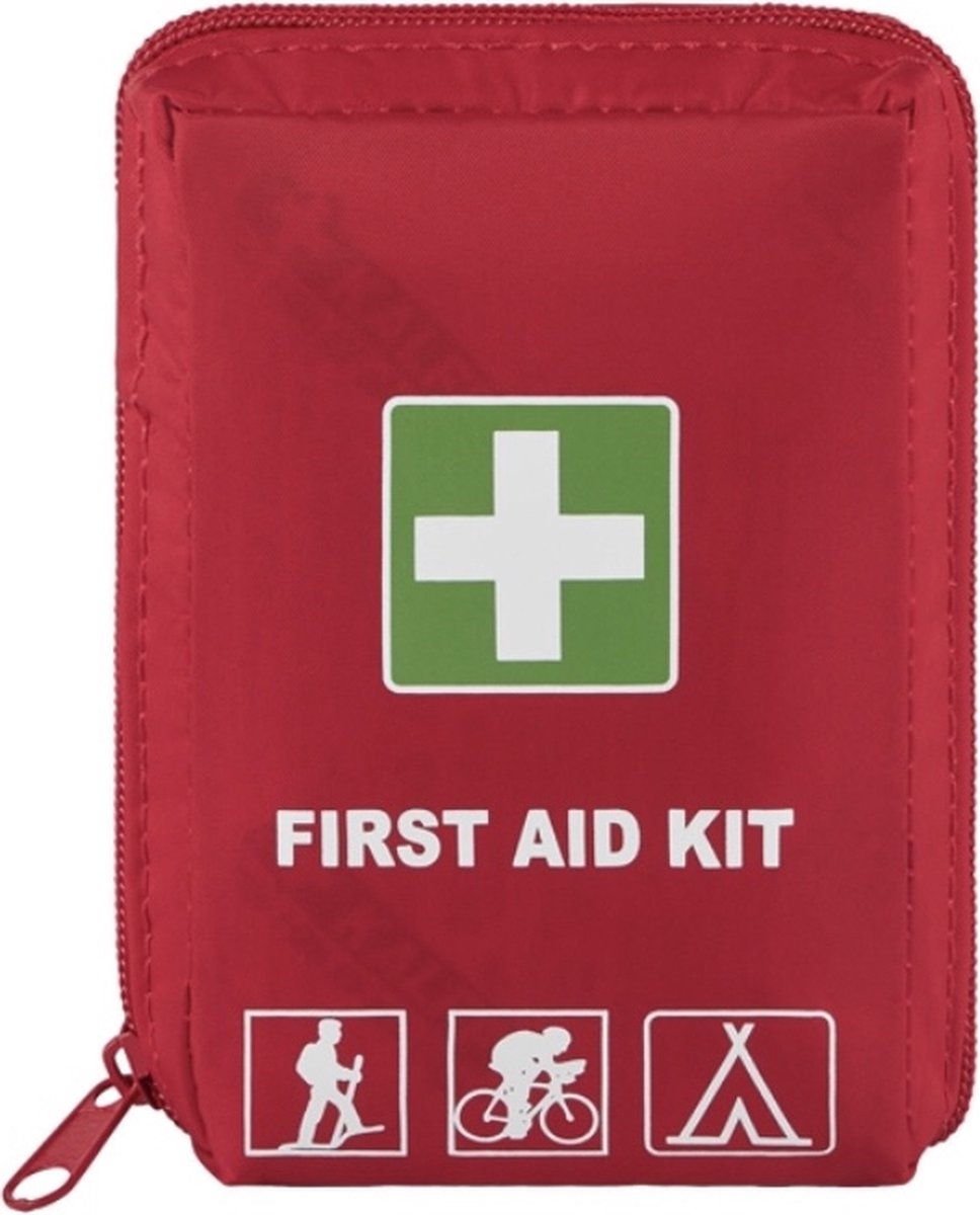 Goedkoopste EHBO kit - 38 delig reisset eerste hulp auto reis set - SENSIPLAST verbandtas - autoverbandset - first aid kit tas - compact reiskit - EHBO doos