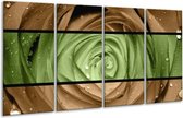 Peinture sur verre rose | Vert, marron | 160x80cm 4 Liège | Tirage photo sur verre |  F004479
