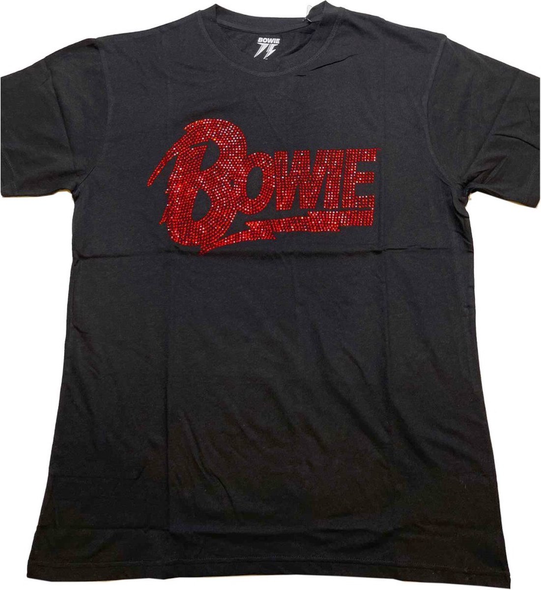 David Bowie - Logo Heren T-shirt - M - Zwart