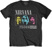 Nirvana - Japan! Heren T-shirt - L - Zwart