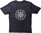 Red Hot Chili Peppers - Classic Asterisk Logo Heren T-shirt - L - Zwart