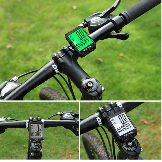 Compteur kilométrique Vélo - Ordinateur de vélo sans fil - Compteur KM Vélo  - étanche