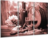 Peinture sur verre Vin, Cuisine | Marron, rouge | 120x80cm 3 Liège | Tirage photo sur verre |  F006749