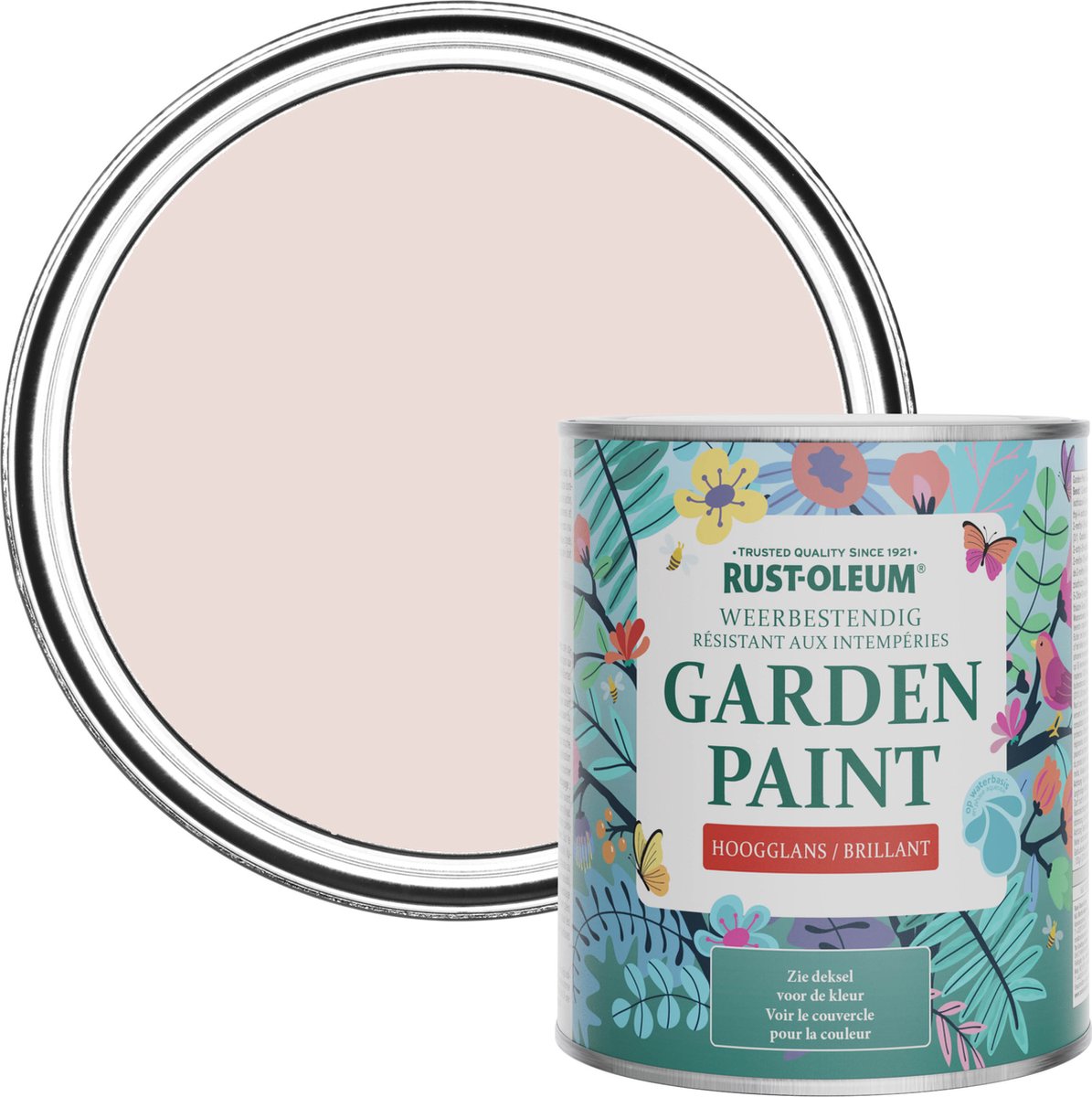 Rust-Oleum Roze Tuinverf Hoogglans - Elbow Beach 750ml