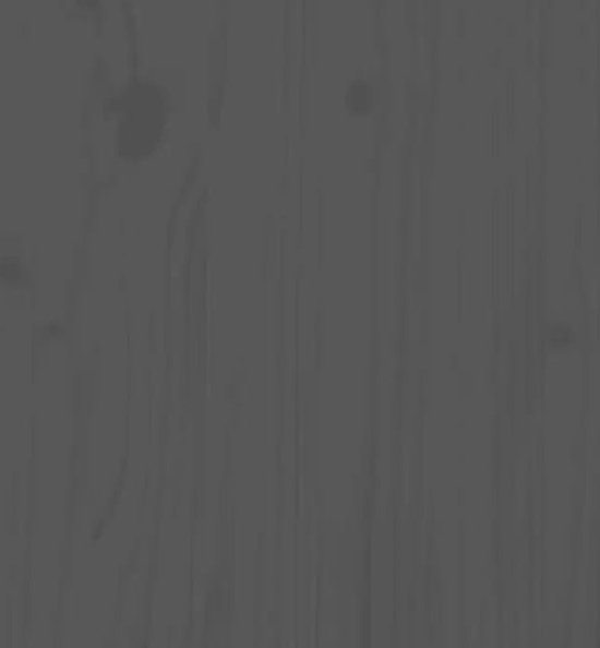 vidaXL Tête de lit Gris 141 x 4 x 100 cm Bois de pin massif